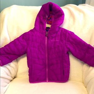Colombia Toddler 3T Girls Reversible Jacket
